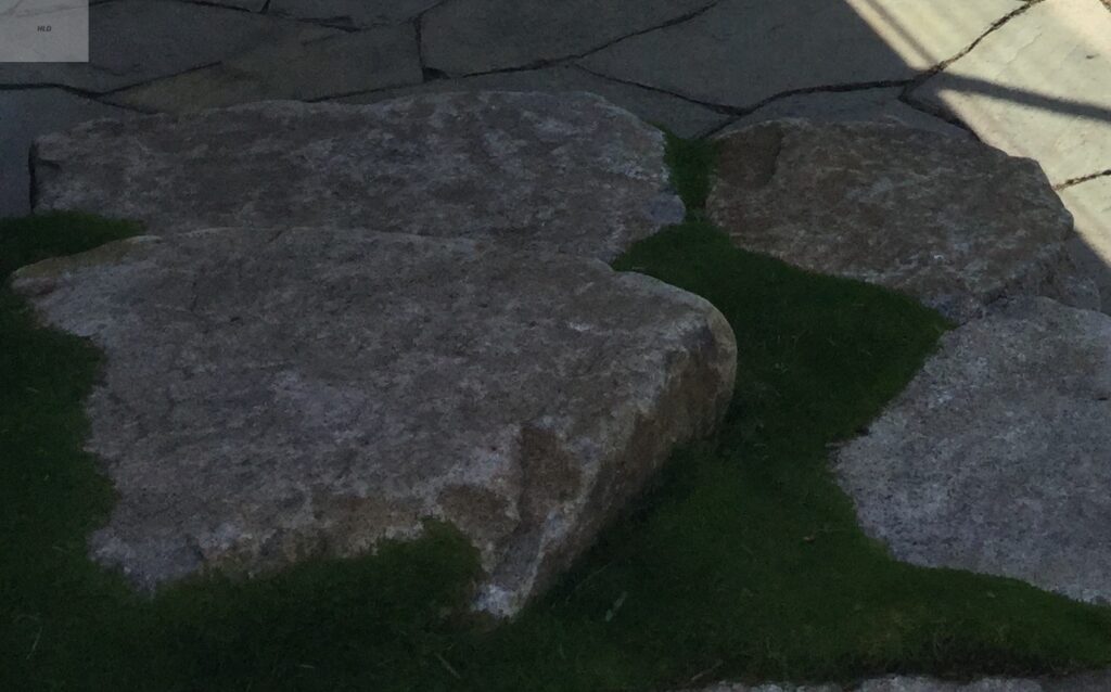 Fox Island, WA granite steps functional design